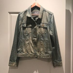 Lightly Distressed Denim Jacket